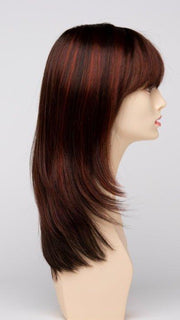 CHOCOLATE CHERRY | Dark Brown roots with overall Medium Brown base with Deep Red highlights