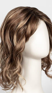 FS6/31S6 SALTED CARAMEL | Medium Natural Red Brown with Red Gold Blonde Bold Highlights, Shaded with Brown