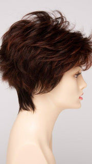 CHOCOLATE CHERRY | Dark Brown roots with overall Medium Brown base with Deep Red highlights