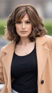 DAKOTA by ENVY in CHOCOLATE CARAMEL | Medium Brown with Soft Red and Blonde highlights