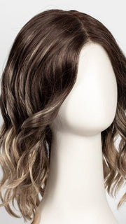 S18-60/102RO SOLSTICE | Cascading Ombre Shade | Cool, Dark Roots gradually lighten to a Shock of Patinum Blonde