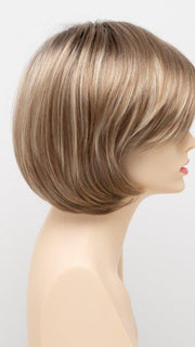 SPARKLING CHAMPAGNE | Medium Brown roots with overall Strawberry Blonde base and soft Golden Blonde highlights