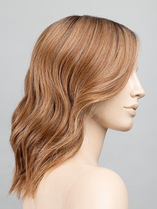 PUMPKIN ROOTED | Dark Strawberry Blonde with Light Reddish Auburn and Copper Red Blend With Shaded Roots