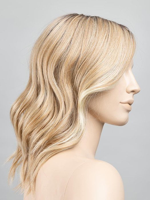 SAHARA BEIGE ROOTED | Light Golden Blonde and Lightest Golden Blonde with Light Honey Blonde Blend and Shaded Roots
