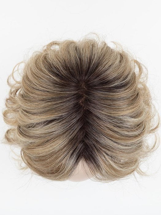 SANDY BLONDE ROOTED | Medium Blonde and Light Neutral Blonde with Medium Ash Blonde Blend and Shaded Roots