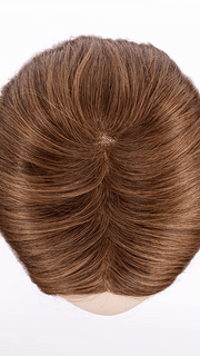 MOCCA ROOTED 830.27.12 | Medium Brown Blended with Light Auburn and Dark Strawberry Blonde with Lightest Brown Blend and Shaded Roots