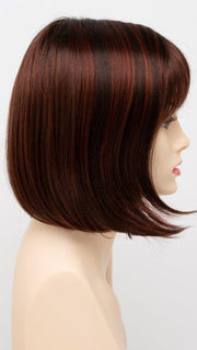 CHOCOLATE CHERRY | Dark Brown roots with overall Medium Brown base with Deep Red highlights