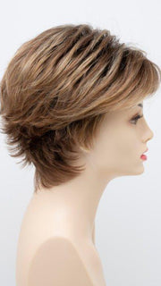 GOLDEN NUTMEG | Medium Brown roots with overall Warm Cinnamon base and Golden Blonde hightlights