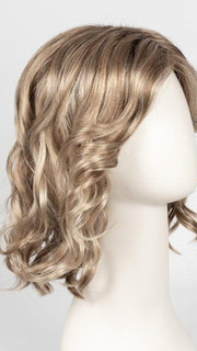 12FS12 MALIBU BLONDE | Light Gold Brown, Light Natural Gold Blonde, and Pale Natural Gold-Blonde Blend, Shaded with Light Gold Brown