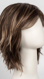 CKISSRT4 | Golden Brown with Copper Blonde Highlights and Dark Brown Roots