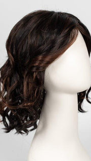 1BRH30 CHOCOLATE PRETZEL | Soft Black with 33% Gold-Red Highlights