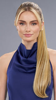 EASIPONY LONG HD by easihair in 12F PECAN PRALINE | Light Gold Brown, Light Natural Gold Blonde and Pale Natural Gold-Blonde Blend