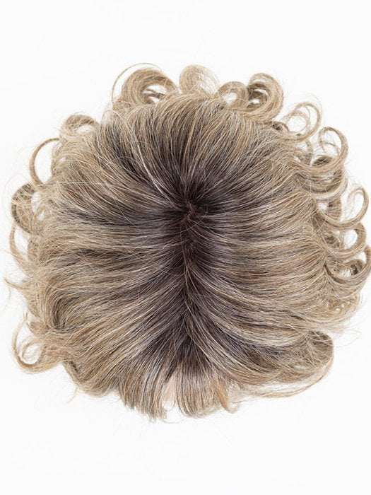 DARK SAND ROOTED | Light Brown base with Lightest Ash Brown and Medium Honey Blonde blend and Dark Roots