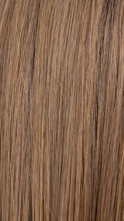 ALMOND-BROWN-ROOTED | Medium Brown, Light Auburn and Medium Warm Brown Blend with Shaded Roots