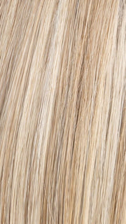 CARAMEL ROOTED | Light Strawberry Blonde and Medium Ash Blonde with Light Golden Blonde Blend and Shaded Roots
