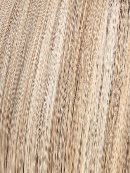 CARAMEL ROOTED | Light Strawberry Blonde and Medium Ash Blonde with Light Golden Blonde Blend and Shaded Roots

