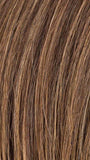 CHOCOLATE-ROOTED | Medium to Dark Brown base with Light Reddish Brown highlights and Dark Roots