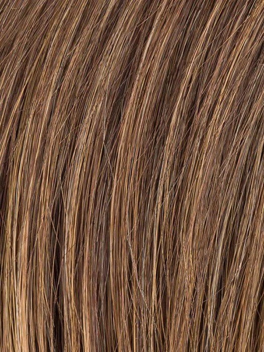 CHOCOLATE-ROOTED | Medium to Dark Brown base with Light Reddish Brown highlights and Dark Roots