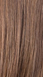 CHOCOLATE SHADED 830.6.27 | Dark and Medium Brown Blended with Light Auburn Brown and Dark Strawberry Blonde with Shaded Roots