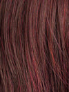 FLAME LIGHTED 133.132 | Red Violet and Granat Red Blend with Highlights Throughout and Concentrated in the Front