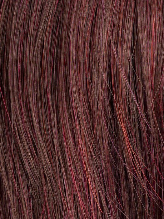 FLAME LIGHTED 133.132 | Red Violet and Granat Red Blend with Highlights Throughout and Concentrated in the Front