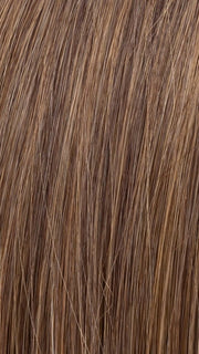 HOT MOCCA ROOTED 830.27.33 | Medium Brown, Light Auburn, Dark Strawberry Blonde, and Dark Auburn Blend with Shaded Roots