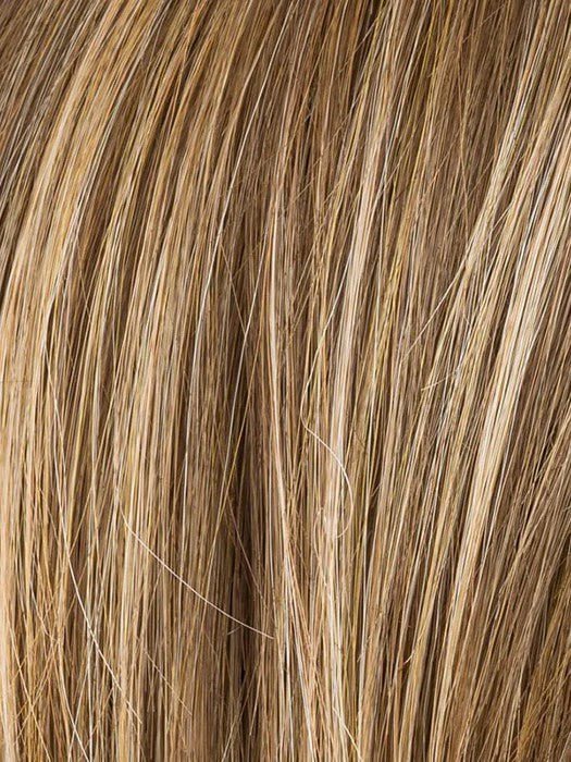 MOCCA ROOTED 830.12.20 | Medium Brown Blended with Light Auburn and Lightest Brown and Light Strawberry Blonde Blend with Shaded Roots