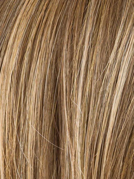 MOCCA ROOTED 8.12.27 | Medium Brown and Lightest Brown with Dark Strawberry Blonde Blend and Shaded Roots