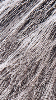 SALT/PEPPER ROOTED 60.23.58 | Darkest and Dark Brown with Grey and Pearl White Blend with Shaded Roots
