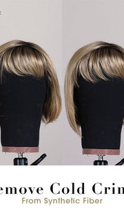 Remove cold crimp from synthetic fiber with the Round Volume Brush Attachment | Watch videos to learn how!