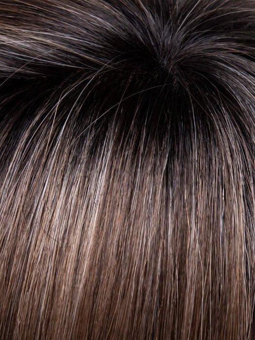 HONEY BREEZE | A blend of Cool, Honey Blonde and Multi-Dimensional Medium Brown with Darker Brown Roots