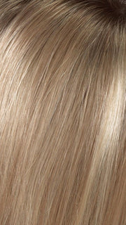 SPARKLING CHAMPAGNE | Medium Brown roots with overall Strawberry Blonde base and soft Golden Blonde highlights