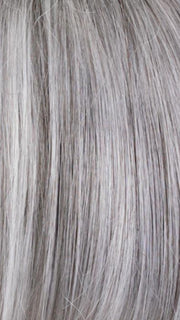  CHROMERT1B | Gray & White with 25% Medium Brown Blend & Off-Black Roots
