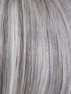  CHROMERT1B | Gray & White with 25% Medium Brown Blend & Off-Black Roots