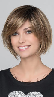 FRESH by Ellen Wille in LIGHT BERNSTEIN ROOTED 12.19.26 | Light Auburn, Light Honey Blonde, and Light Reddish Brown blend and Dark Roots