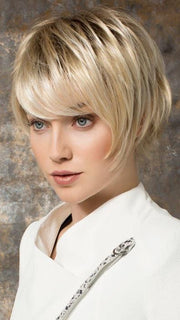 SKY by Ellen Wille in LIGHT HONEY ROOTED | Medium Honey Blonde, Platinum Blonde, and Light Golden Blonde Blend with Dark Roots