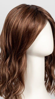 Color 30A27S4 = Shaded Peach: Brown Red/Strawberry Blonde Blend, Shaded w/ Dk Brown 