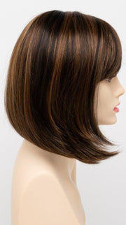 CHOCOLATE CARAMEL | Medium Brown with Soft Red and Blonde highlights