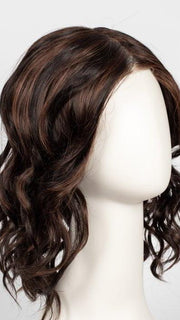 FS4/33/30A MIDNIGHT COCOA | Dark Brown, Medium Red, Medium Natural Red Blonde/Brown Blend with Medium Natural Red Blonde/Brown Blend Bold Highlights