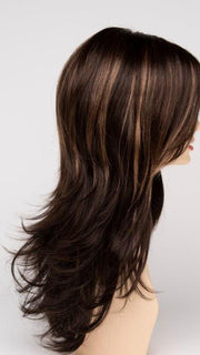 AMARETTO CREAM | Dark Brown roots with overall Medium Brown base with Honey Blonde highlights