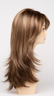 TOASTED SESAME |  Medium Brown roots with overall Warm Cinnamon base and Golden Blonde hightlights
