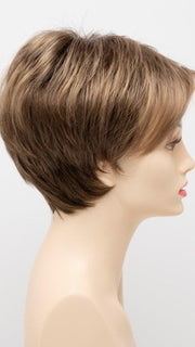 TOASTED SESAME |  Medium Brown roots with overall Warm Cinnamon base and Golden Blonde hightlights