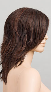 DARK AUBURN ROOTED | Dark Auburn and Deep Copper Brown with Black/Dark Brown Blend with Shaded Roots