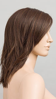DARK CHOCOLATE ROOTED | Darkest Brown, Dark Auburn and Dark Brown Blend with Shaded Roots