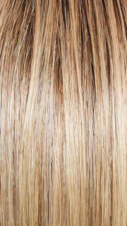 GF19-23SS BISCUIT | Light Ash Blonde Evenly Blended with Cool Platinum Blonde with Dark Roots