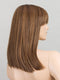 HAZELNUT ROOTED | Medium Brown blended with Light Auburn, Dark Strawberry Blonde and Medium Warm Brown Blend with Shaded Roots