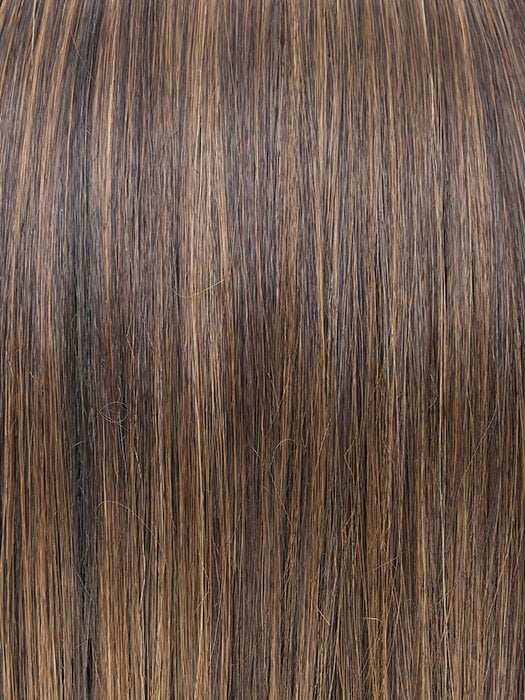 4/10S4 Toasted Almond | Medium Brown Cool Base with Light Brown highlights and a Medium Brown Shaded Root