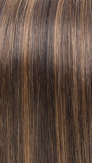 4/10S4 Toasted Almond | Medium Brown Cool Base with Light Brown highlights and a Medium Brown Shaded Root