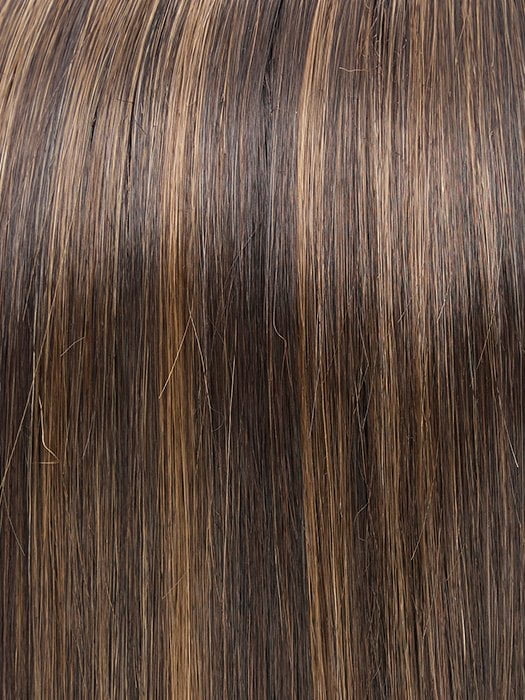 4/10S4 Toasted Almond | Medium Brown Cool Base with Light Brown highlights and a Medium Brown Shaded Root