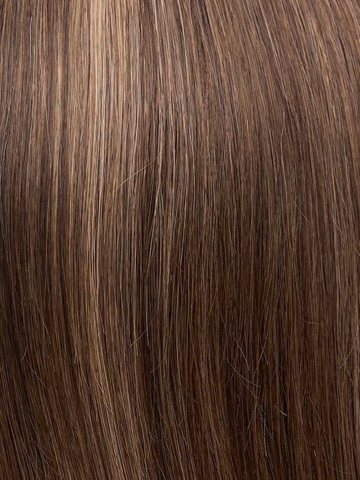 6B/22S6 Toasted Almond | Medium Brown Cool Base with Light Brown highlights and a Medium Brown Shaded Root